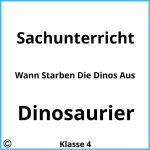 Wann Starben Die Dinos Aus